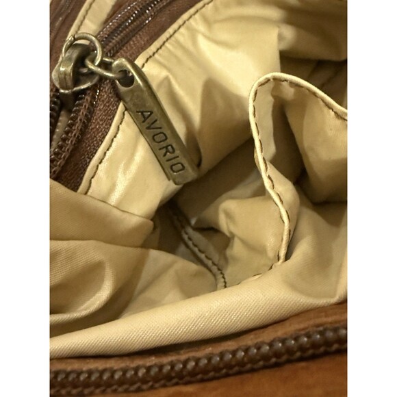 Vera Pelle Avorio Women’s Shoulder Bag Purse Brown Leather from Italy MRSP $150 - Picture 7 of 16